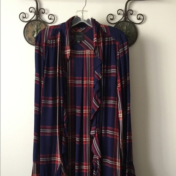 Guess plaid cardi/tunic - Picture 6 of 7